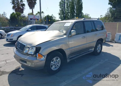 1999 Lexus Lx 470 z USA, uszkodzony, nr VIN JT6HT00WXX0029036